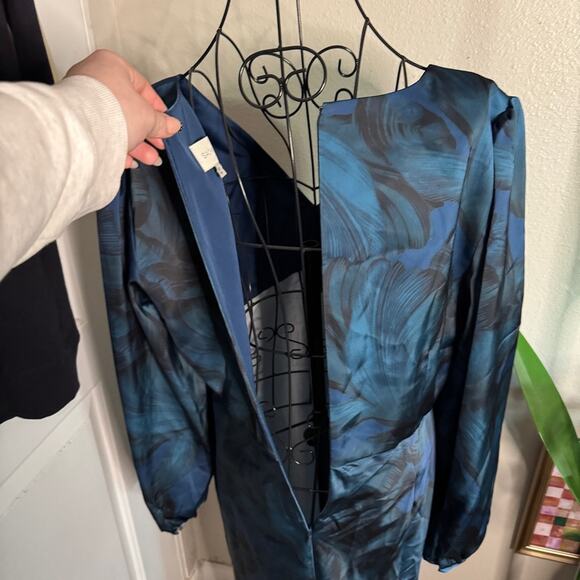 Sachin + Babi Lola Tonal Petal Printed Midi Dress 12 - Picture 9 of 14